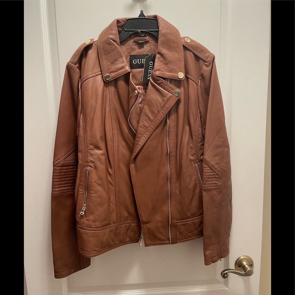Guess Genuine Leather Jacket